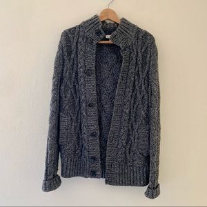 GAP gray knit sweater cardigan/jacket